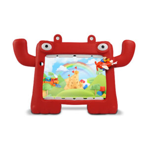 TABLET VORAGO PAD-8-KIDS 8 PULGADAS ANDROID 13 QUADCORE 4GB 64GB IPS 2MP 5MP WIFI BT GMS FUNDA ROJA