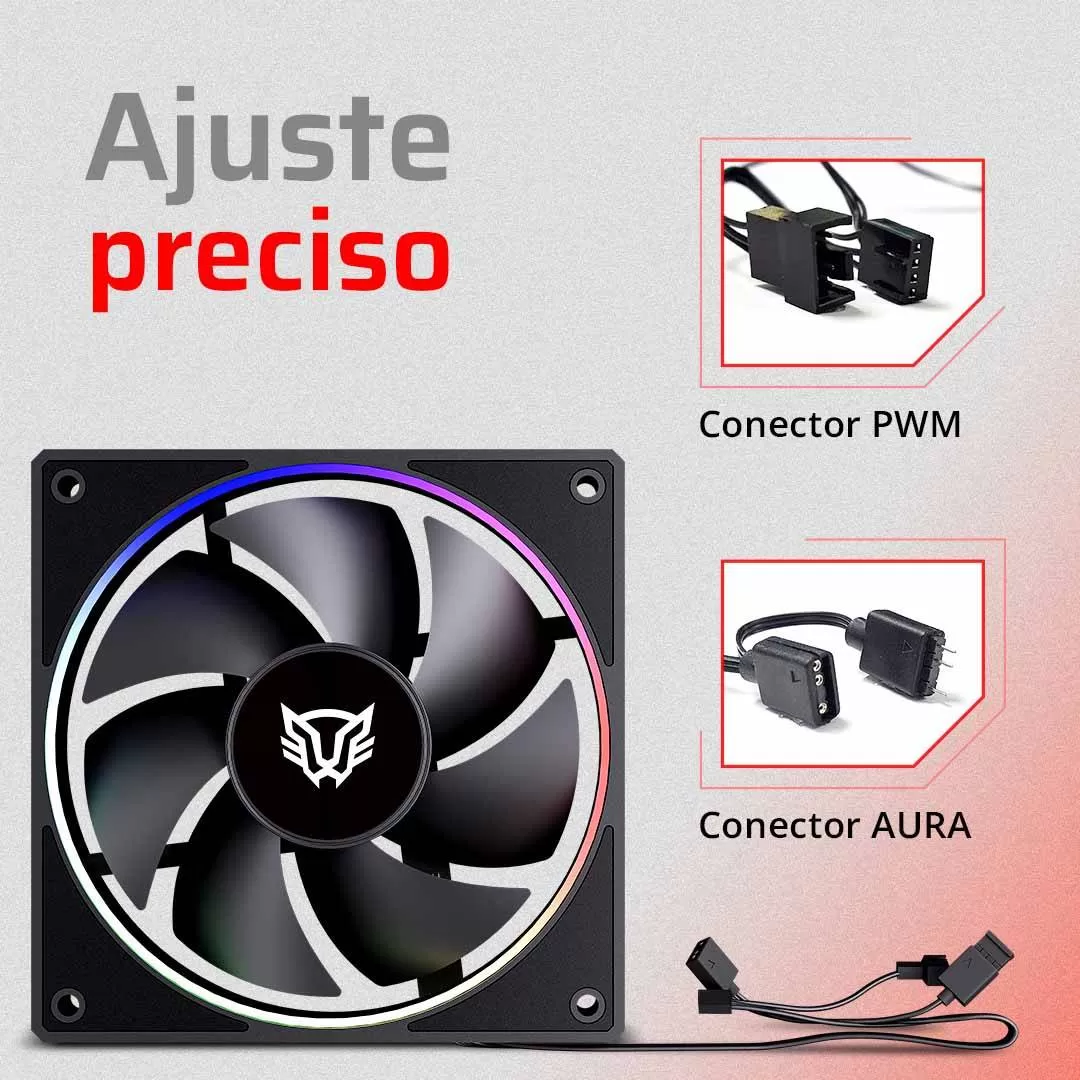 Enfriamiento y Ventilación Balam Rush EXB85, Ventilador, 28 dB, Negro, 1600 RPM - Imagen 2