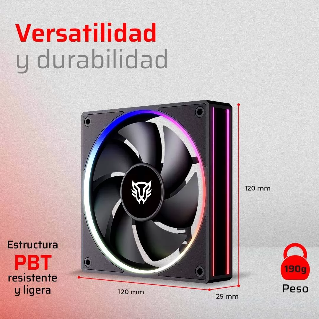 Enfriamiento y Ventilación Balam Rush EXB85, Ventilador, 28 dB, Negro, 1600 RPM - Imagen 3