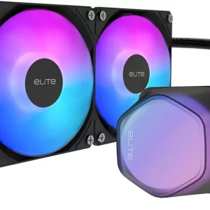 Enfriamiento Liquido Cooler Master Elite Liquid 240 (ELW-D24M-A21DA-R1), ARGB Socket Intel LGA 1851/1700/1200/1151/1150/1155/1156 AMD AM5/AM4