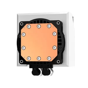 Enfriamiento Liquido DeepCool LT240 ARGB , 2 x 120mm, 600-2400 RPM Blanco R-LT240-WHAMNC-G-1