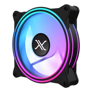 Enfriamiento Liquido Xzeal 360mm Redondo XZ414 para CPU 3 Fan x120mm Mangueras ARGB 3 pines + PWM 4 pines + Seguro para INTEL/AMD Negro