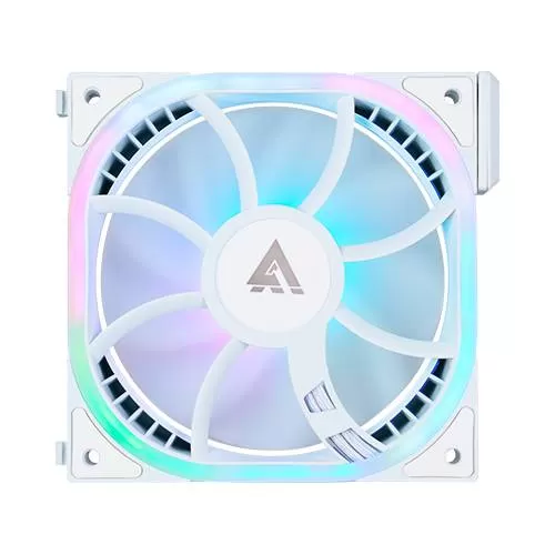 VENTILADOR MODULAR GAME FACTOR FG500, 120MM, 58 CFM, 1900 RPM, RGB, COMPATIBLE CON FKG500 BLANCO - Imagen 2