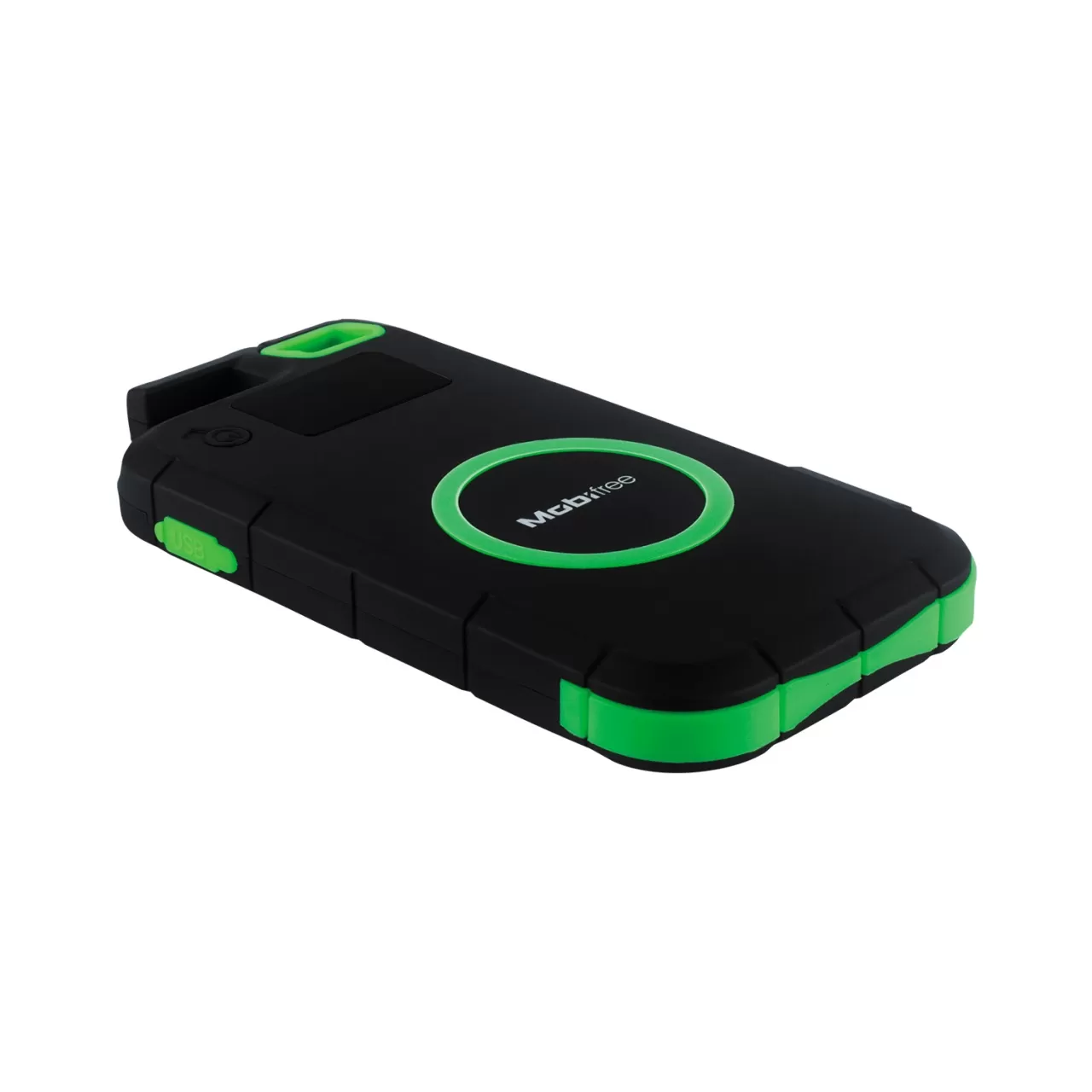 Cargador Inalámbrico Mobifree Power Bank 8000 MAH de Carga inalambrica, Negro, Verde, Inalámbrico - Imagen 2