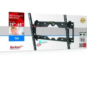 Soporte de Pared Barkan E310+ para Pantalla Curvo/Plano 19 - 65, hasta 50Kg, Negro