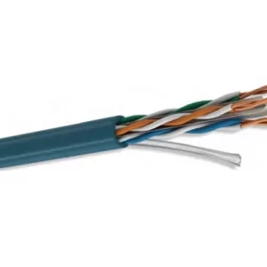 Bobina UTP CAT6 para interior, 4 pares, 23 AWG, bobina de 305 mts, 100% cobre, condumex 66446815 , color azul