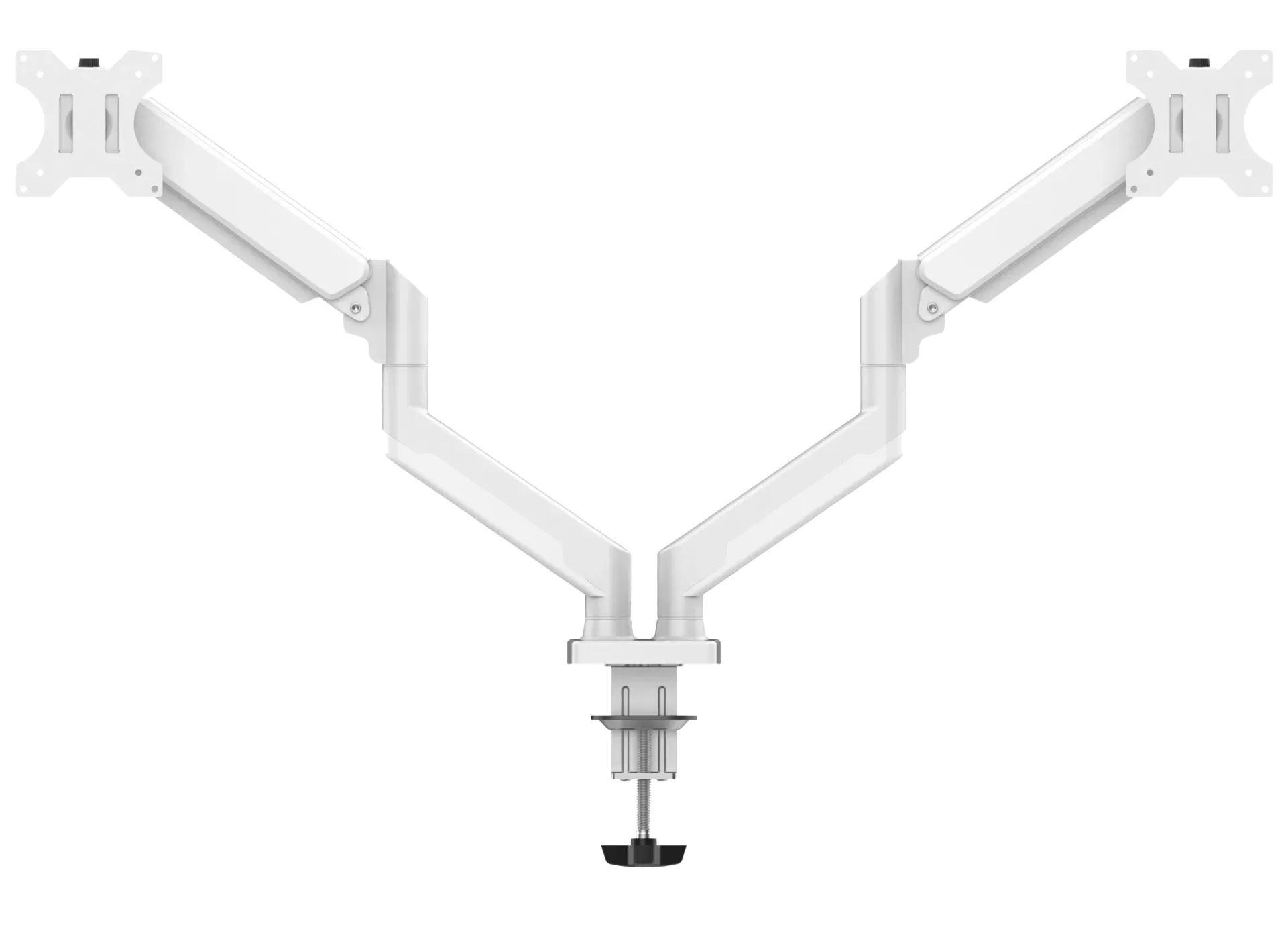 Brazo Articulador Para Dos Monitores Naceb (NAa-0215), Brazo Articulador Para Dos Monitores Na-0215 Blanco Dsa2102 - Imagen 5