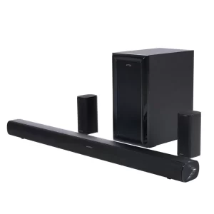 Teatro en Casa Dynamic Stage BS700 Acteck Elite Series 5.1 Canales, Dolby 180w, Conectividad: Bluetooth 5.3, USB-A, HDMI (ARC), Óptical, 3.5mm.