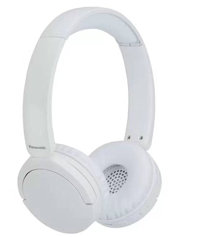 PANASONIC diadema Bluetooth, hasta 72 horas de uso continuo con MIC cancelacion de ruido, Blanco