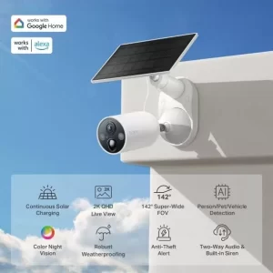 KIT DE CAMARA DE SEGURIDAD CON ENERGIA SOLAR TAPO C425 KIT