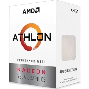 AMD ATHLON 3000G, 2 núcleos, Socket AM4, Con Gráficos Radeon Vega 3.