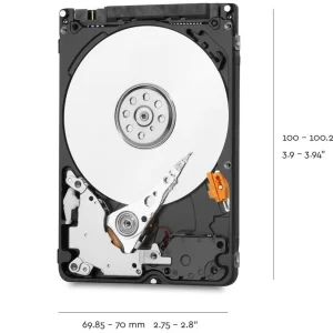 Disco Duro Western Digital BLUE WD20SPZX 2TB, SATA, 5400 RPM, 2.5 Pulgadas, Caché 128MB, Velocidad de transferencia: 150MB/s, Modelo: WD20SPZX