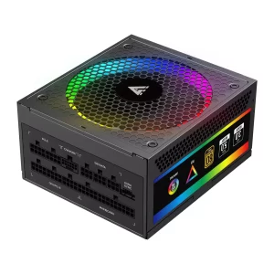 FUENTE DE PODER GAME FACTOR PSG1050 FULL MODULAR , RGB, 1050WATTS PLATINUM + 80 GOLD , PCIe 5.0, CONECTOR 12VHPW DE 600W