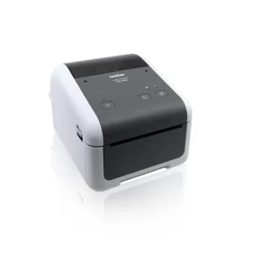 Impresora de etiquetas Brother TD4410D, térmica directa, USB, Serial RS232C, imprime etiquetas de hasta 4.3 pulgadas de ancho