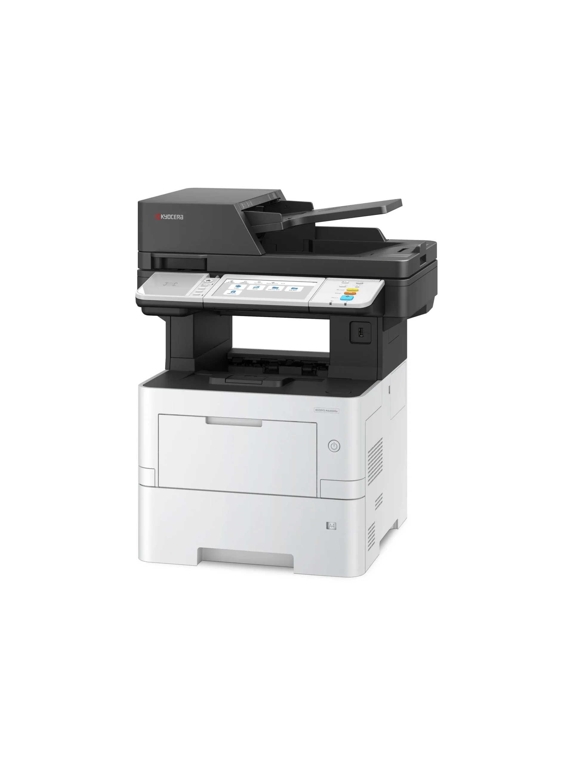 Multifuncional monocromático láser KYOCERA ECOSYS MA4500IX,47ppm,1200x1200DPI, imprime/copia/escanea cama plana tamaño oficio A4, dúplex estándar, sustitut - Imagen 2
