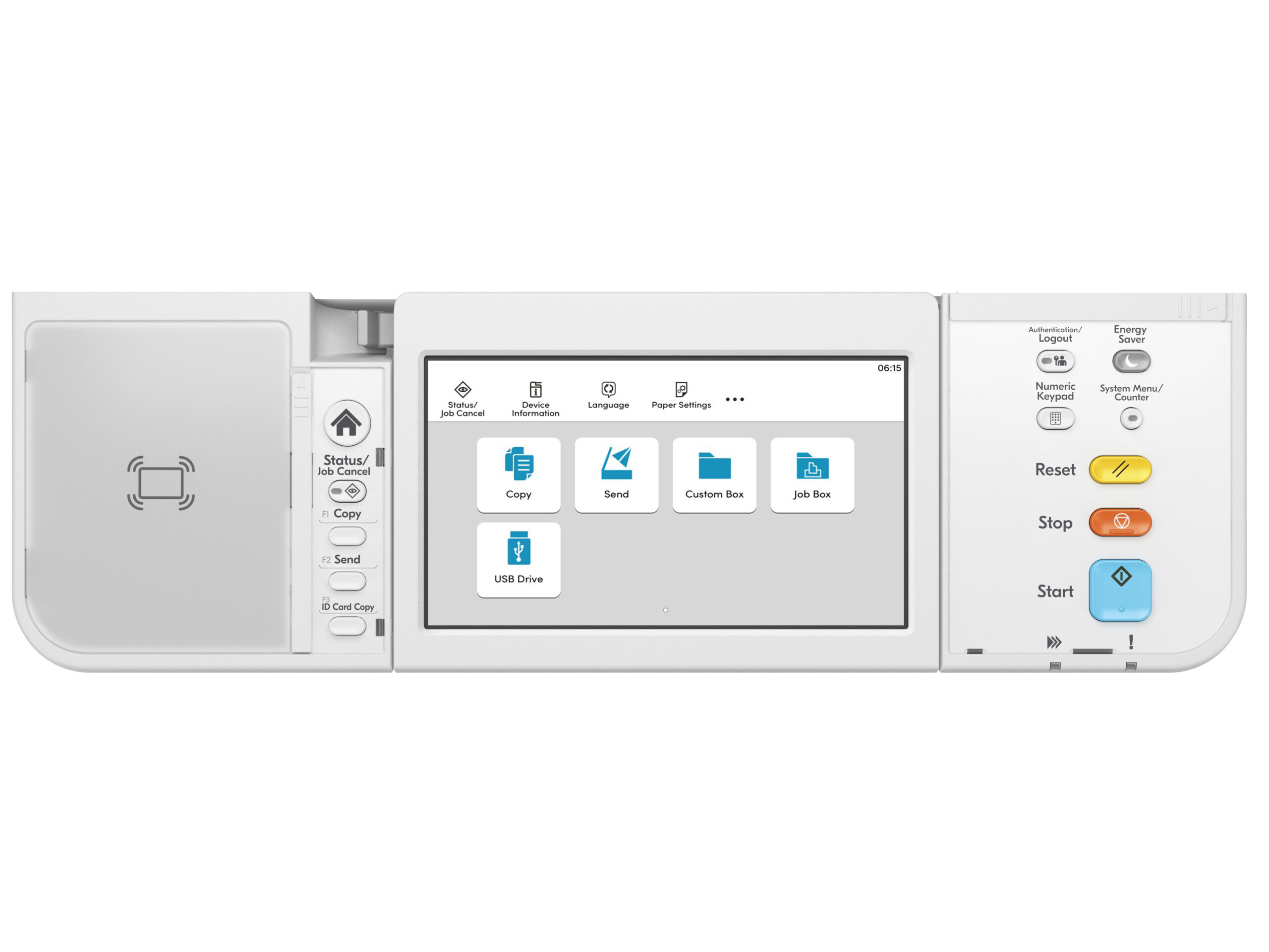 Multifuncional monocromático láser KYOCERA ECOSYS MA4500IX,47ppm,1200x1200DPI, imprime/copia/escanea cama plana tamaño oficio A4, dúplex estándar, sustitut - Imagen 4