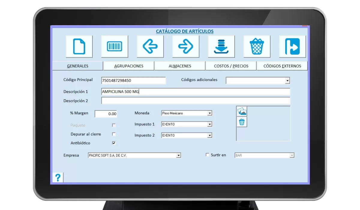 Punto de Venta para Farmacias