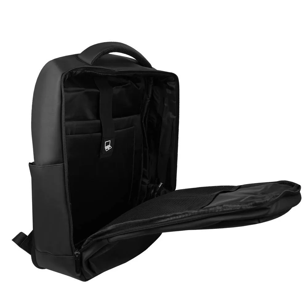 PC-084334 Mochila Expandible para Laptop 15.6 Pulgadas Resistente al Agua Modelo Tundra Color Negro | PERFECT CHOICE - Imagen 3