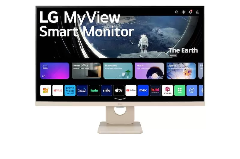 Monitor LG 27U511SA-W, 27 pulgadas, 1920 x 1080 Pixeles, Beige, 60 Hz