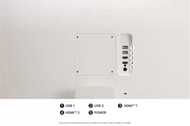 Monitor LG 27U511SA-W, 27 pulgadas, 1920 x 1080 Pixeles, Beige, 60 Hz - Imagen 2