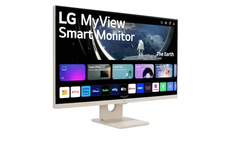 Monitor LG 27U511SA-W, 27 pulgadas, 1920 x 1080 Pixeles, Beige, 60 Hz - Imagen 3