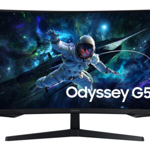 Monitor Gamer 32 pulgadas Odyssey G5 G55C, QHD (2560 x 1440), Curvatura 1000R, 165Hz, 1ms, LS32CG552ELXZX