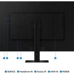 Monitor ViewFinity S7, 32 Pulgadas, 4K-UHD, Plano, Panel IPS, 60Hz, 5ms, color negro, LS32D700EALXZX