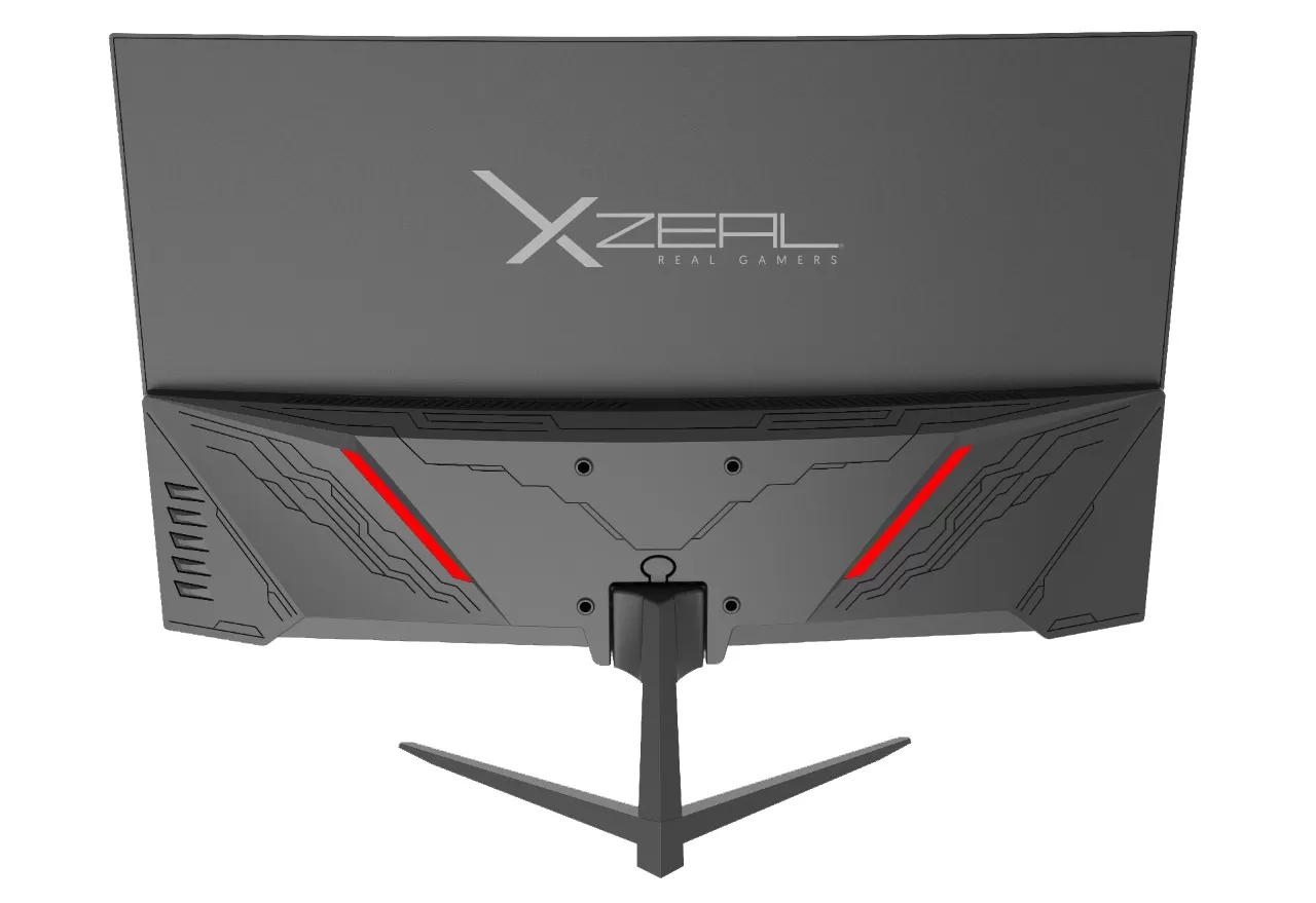 Monitor Xzeal 23.8 pulgadas Xzeal XZ3015-1 Panel Curvo VA FHD 165Hz 1ms 1xDP + 1xHDMI + 1xUSB 1.0+ 1x3.5mm + Vesa 100x100mm Negro - Imagen 2