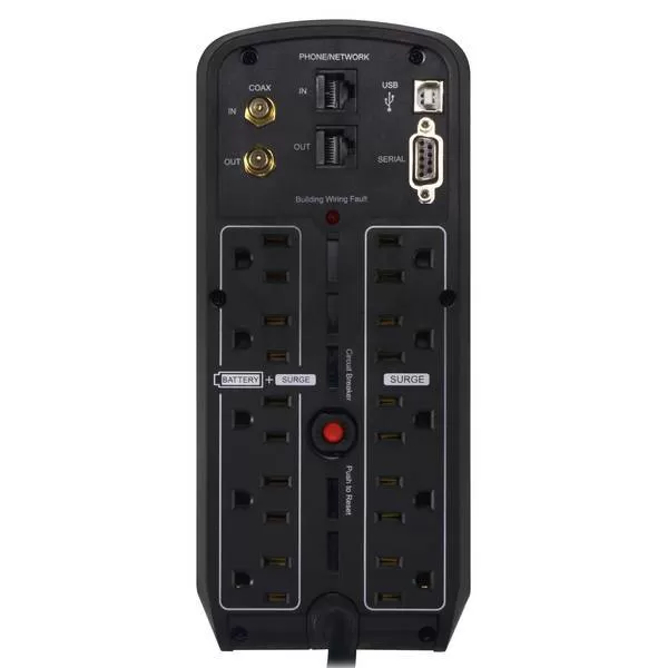 No-Break CyberPower, 1000 VA, 600 W, 8 h, Negro - Imagen 2