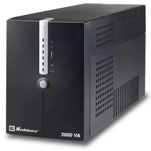 No-Break KOBLENZ 20012-USB/R, 2000 VA, 1200 W, 4 h, Negro, Oficina
