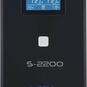 No break con regulador integrado marca VICA modelo S 2200 2200VA/1200W Entrada Voltaje 127 VCA 60 Hz, Consumo de energía 20 A.