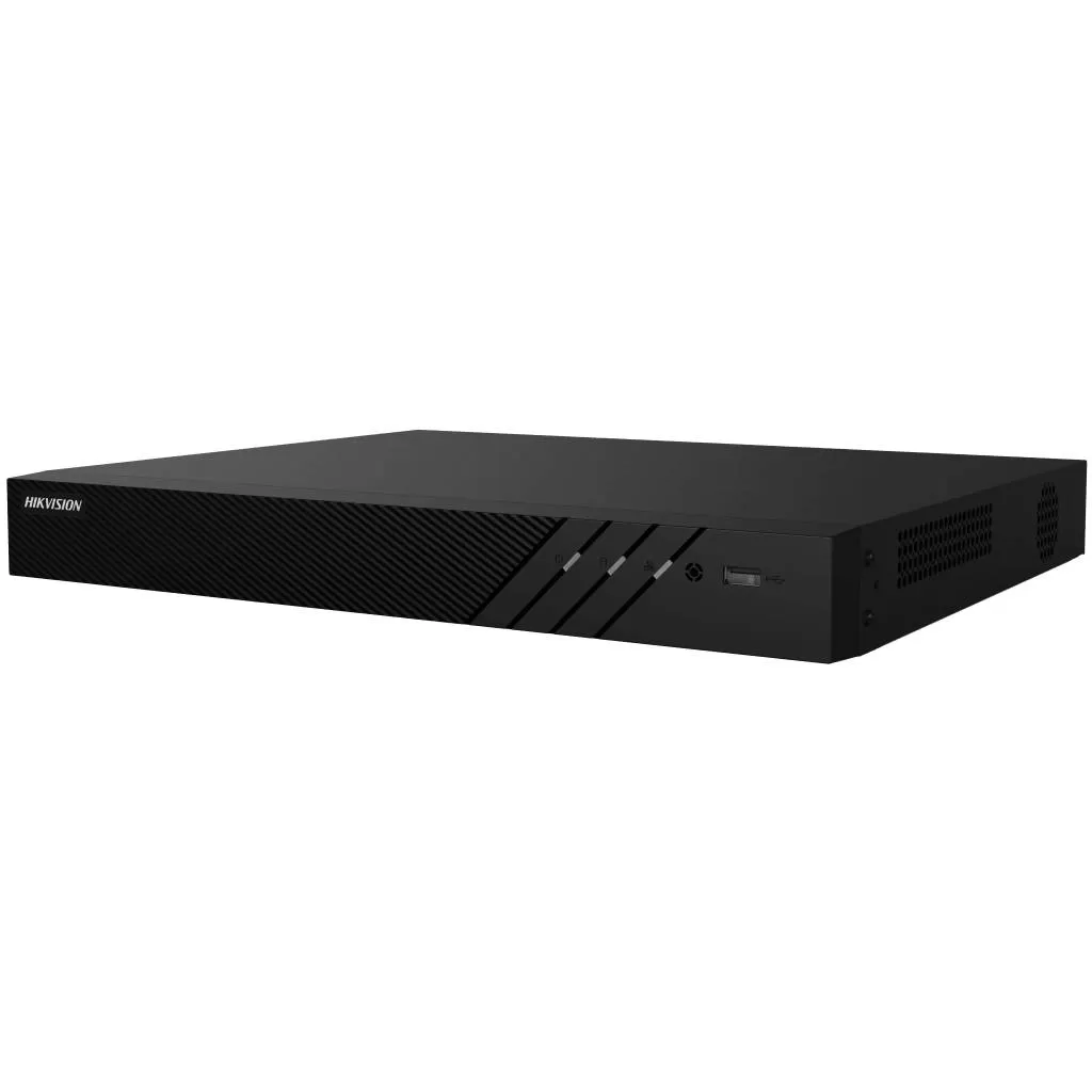 NVR 8 Megapíxel (4K) DS-7616NI-Q2/16P(E) (Compatible con Cámaras ACUSENSE) / 16 canales IP / 16 Puertos PoE+ / 2 Bahías de Disco Duro / Salida de Vídeo en