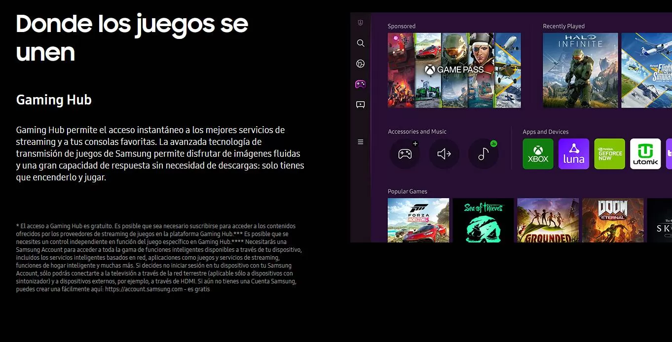 Pantalla SAMSUNG 70 pulgadas Crystal U8000F 4K Smart TV (2025) - Imagen 2