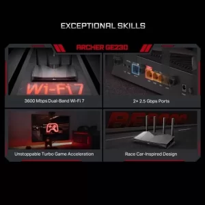 ROUTER BE3600 ARCHER GE230 TP-LINK