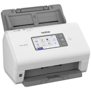 Escáner de escritorio Brother Valor ADS4900W, Dúplex, 60 ppm/120 ipm, Ethernet, Wifi 2.4GHz/5GHz, ADF hasta 100 hojas, escanea hasta 9,000 hojas diaria