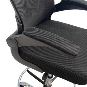 Silla Alta Nextep Descansa brazos Ajustable con Reposapiés color Negro Ajustable Diseño con soporte Lumbar Ajustable