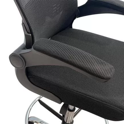 Silla Alta Nextep Descansa brazos Ajustable con Reposapiés color Negro Ajustable Diseño con soporte Lumbar Ajustable