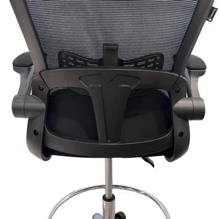 Silla Alta Nextep Descansa brazos Ajustable con Reposapiés color Negro Ajustable Diseño con soporte Lumbar Ajustable - Imagen 2