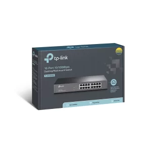 Switch TP-LINK TL-SF1016DS, Negro, 16 puertos