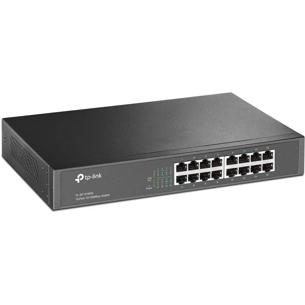 Switch TP-LINK TL-SF1016DS, Negro, 16 puertos - Imagen 2