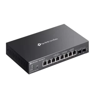 Conmutador inteligente Omada de 8 puertos 2.5GBASE-T y 2 puertos 10GE SFP+ con 8 puertos PoE+